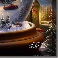 Streamline Art Snow Globe Ii Canvas Art