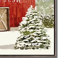 Streamline Art Festive Barn Canvas Art