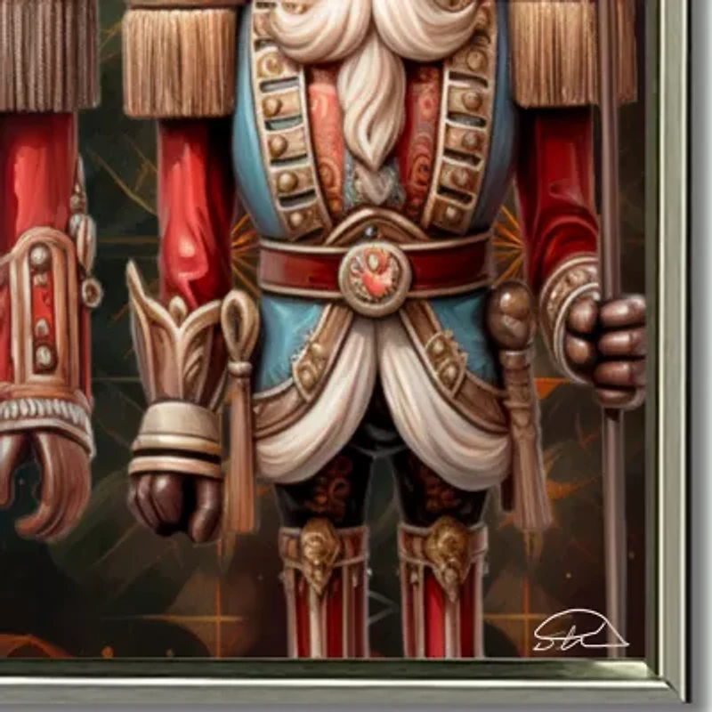 Streamline Art Nutcracker Trio Canvas Art