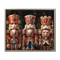 Streamline Art Nutcracker Trio Canvas Art