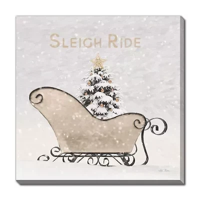 Streamline Art Sleigh Ride Canvas Art