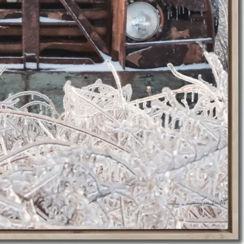 Streamline Art Icy Rustic Truck Canvas Art