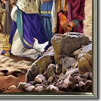 Streamline Art Desert Nativity Canvas Art