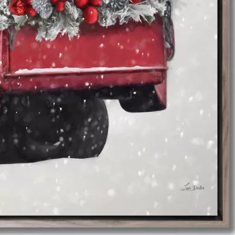Streamline Art Red Truck Canvas Art