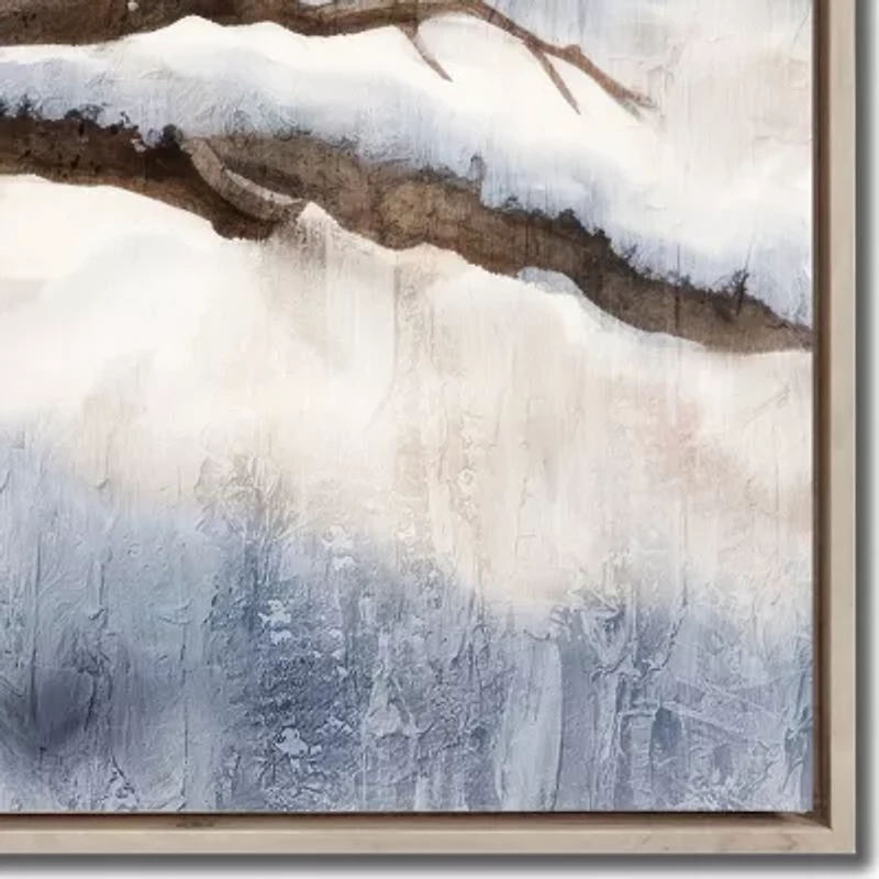 Streamline Art Cardinals In Winter Canvas Art