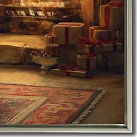 Streamline Art Santa Reading Canvas Art