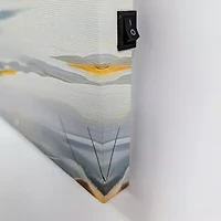 Streamline Art Snow Globe I Canvas Art
