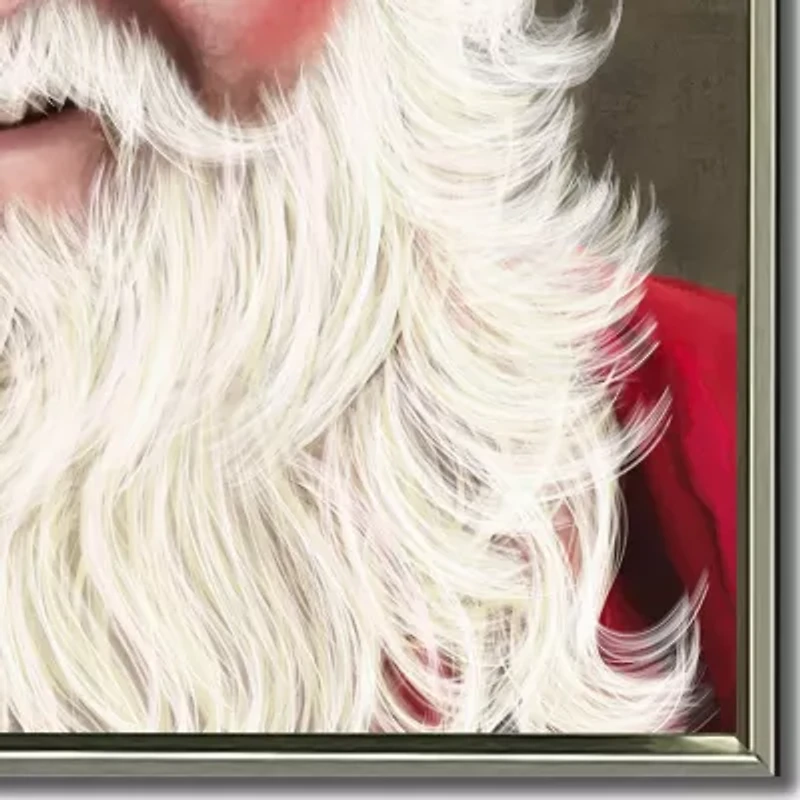 Streamline Art Jolly Santa Canvas Art
