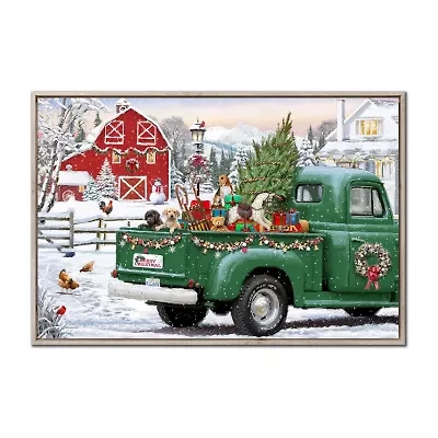 Streamline Art Holiday On The Farm Canvas Art