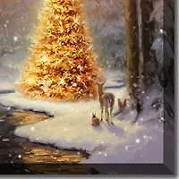 Streamline Art Golden Tree Ii Canvas Art