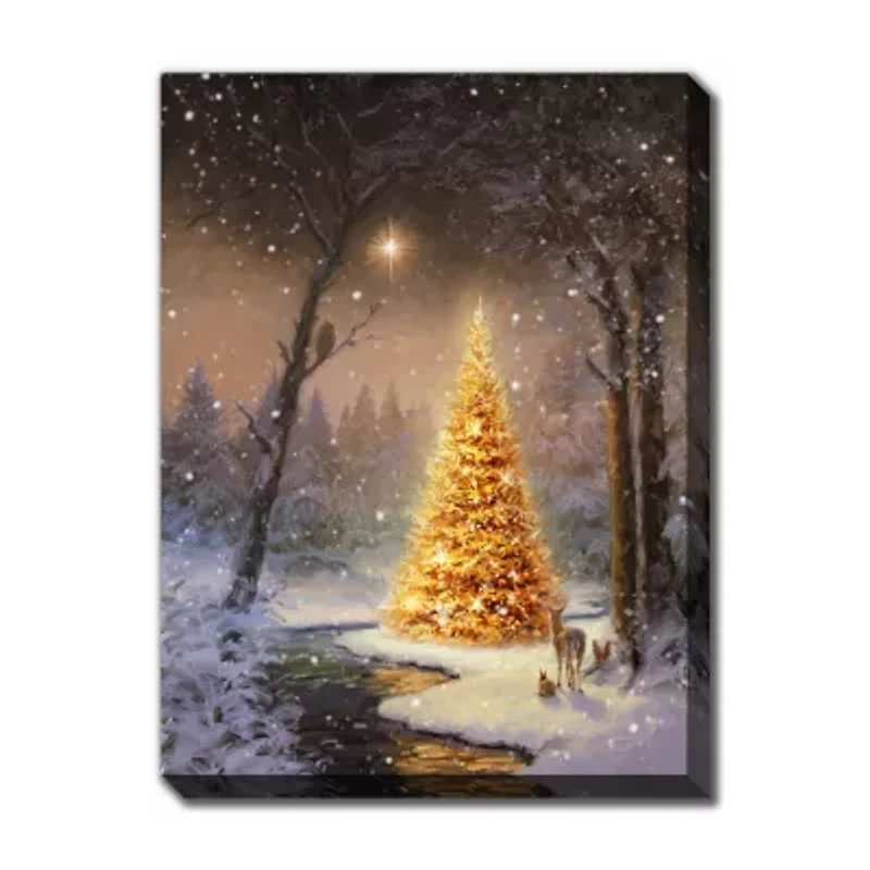 Streamline Art Golden Tree Ii Canvas Art