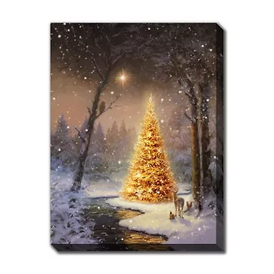 Streamline Art Golden Tree Ii Canvas Art