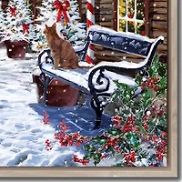 Streamline Art Santas Train Station Canvas Art
