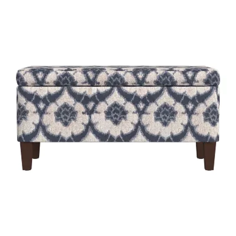Kinfine Homepop Drake Storage Bench