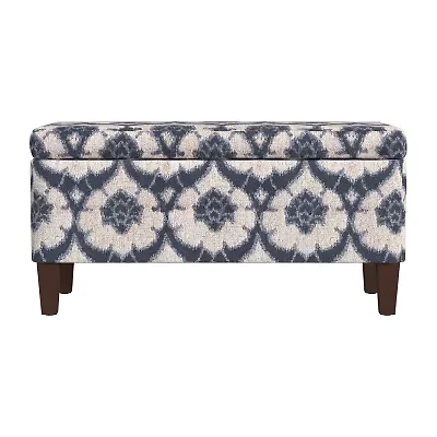 Kinfine Homepop Drake Storage Bench