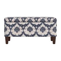 Kinfine Homepop Drake Storage Bench