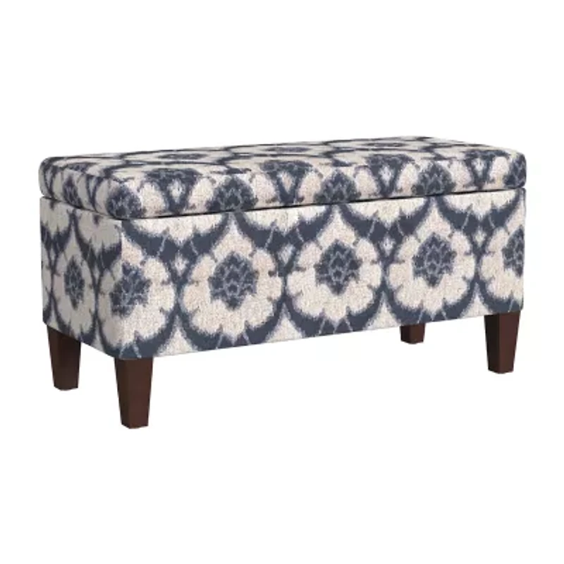 Kinfine Homepop Drake Storage Bench