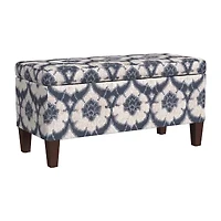 Kinfine Homepop Drake Storage Bench