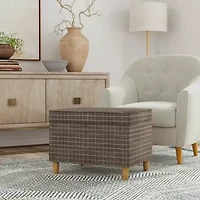 Kinfine Homepop Dinah Hinged Lid Ottoman
