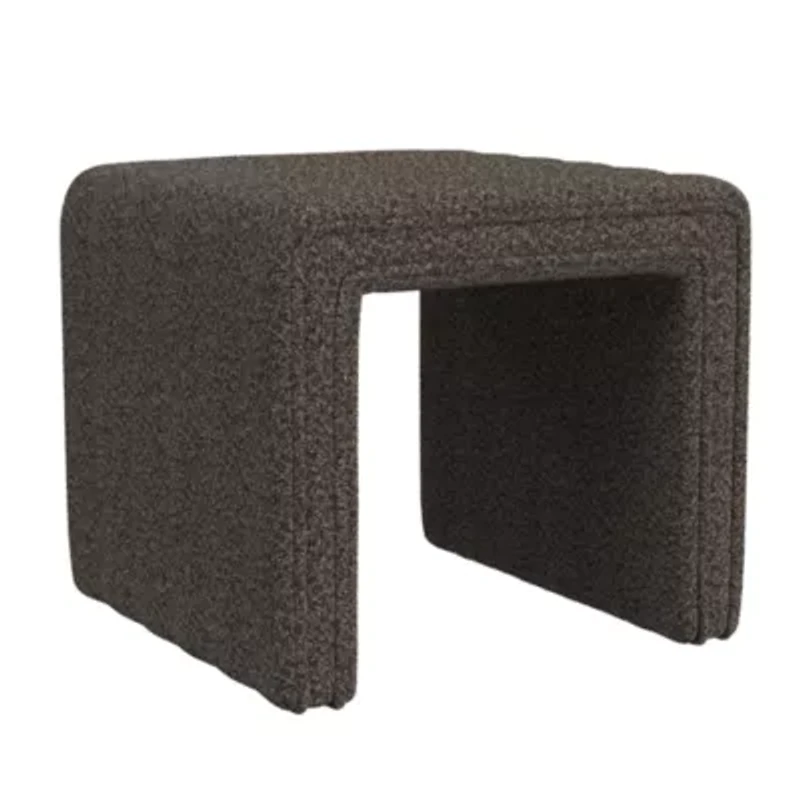 Kinfine Homepop Modern Channel Storage Ottoman