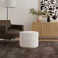 HOMEPOP Upholstered Ottoman