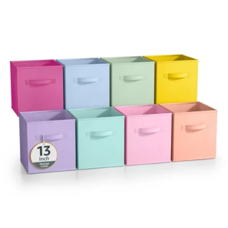 Sorbus Sorbus Pack 13 Inch Foldable Storage Cubes With Handles- For Organizing Home, Shelves, Nursery, Playroom
