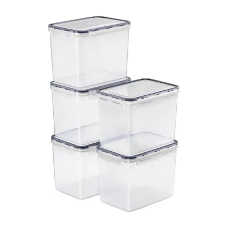 Sorbus (121oz/15cups) Airtight Food Storage Containers - Four-Way Snap Lids Keeps Food Fresh - Store Cereal, Pasta, Flour And More 10-pc. Food Container