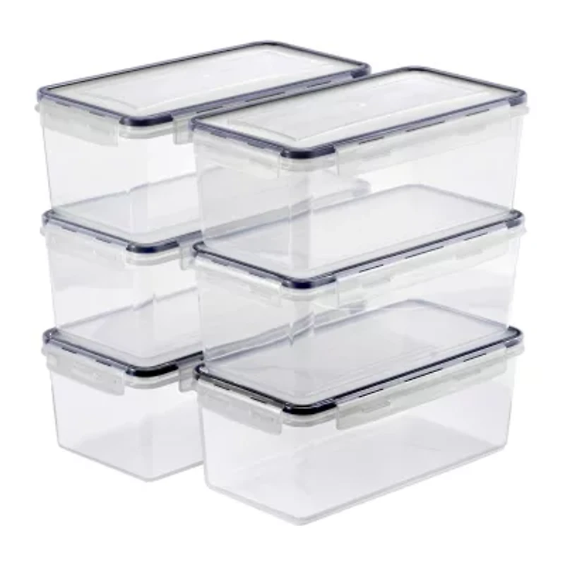 Sorbus Sorbus 6 Pack (108oz/13.5cups) Airtight Food Storage Containers - Four-Way Snap Lids Keeps Food Fresh - Store Cereal, Pasta, Flour And More 12-pc. Food Container