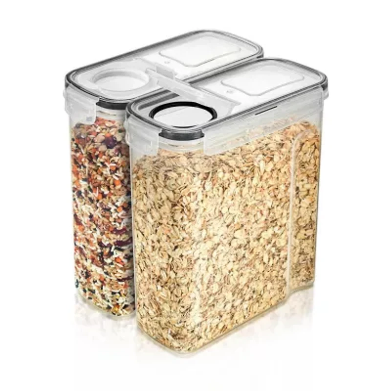 Sorbus Sorbus 2 Pack (2l/8.4 Cups) Airtight Food Storage Dispensers For Beans, Pasta, Cereals, And More 4-pc. Food Dispenser