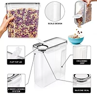 Sorbus Sorbus 2 Pack (2l/8.4 Cups) Airtight Food Storage Dispensers For Beans, Pasta, Cereals, And More 4-pc. Food Dispenser