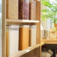 Sorbus Sorbus 6 Pack (6.5l/219.79 Oz) Airtight Food Storage Containers With Locking Lids, Measuring Cups & Labels 12-pc. Food Container