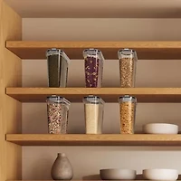 Sorbus Sorbus 6 Pack (4l/16.9 Cups) Airtight Food Storage Dispensers For Beans, Pasta, Cereals, And More 12-pc. Food Dispenser