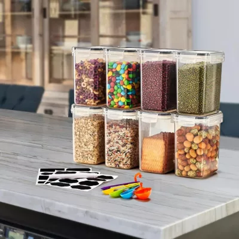 Sorbus Airtight Containers With Locking Lids, Measuring Spoons & Labels 16-pc. Food Container