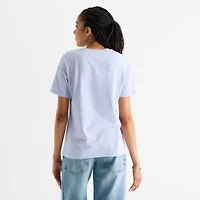 Sanrio Hello Kitty And Friends Boyfriend Tee Womens Crew Neck Short Sleeve Regular Fit Juniors Graphic T-Shirt