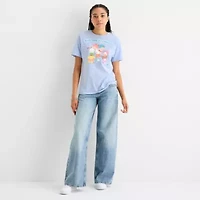 Sanrio Hello Kitty And Friends Boyfriend Tee Womens Crew Neck Short Sleeve Regular Fit Juniors Graphic T-Shirt