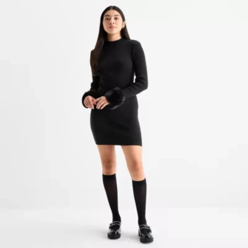 by&by Womens Juniors Sweater Dress