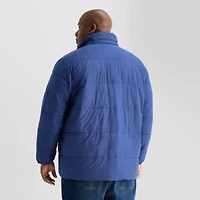 St. John's Bay Mens Water Resistant Midweight Big and Tall Puffer Jacket