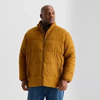 St. John's Bay Mens Water Resistant Midweight Big and Tall Puffer Jacket