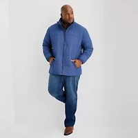 St. John's Bay Mens Water Resistant Midweight Big and Tall Puffer Jacket