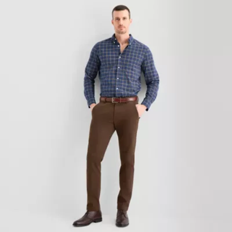 St. John's Bay Stretch Chino Mens Slim Fit Flat Front Pant