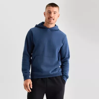 Xersion Quick Dry Cotton Blend Fleece Mens Long Sleeve Active Hoodie