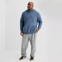 Xersion Quick Dry Cotton Blend Fleece Mens Long Sleeve Active Big and Tall Hoodie