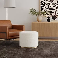 HOMEPOP Upholstered Ottoman