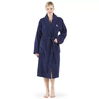 Linum Home Textiles Personalized Terry Bathrobe Unisex Adult Cloth Long Sleeve Length Robe