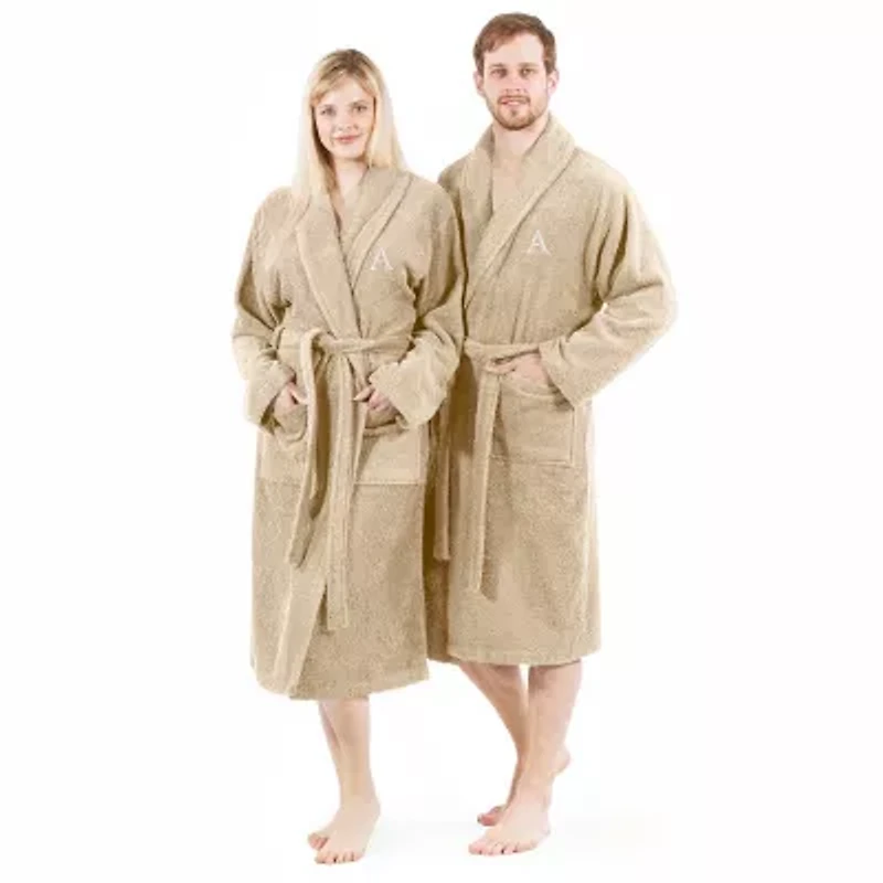 Linum Home Textiles Personalized Terry Bathrobe Unisex Adult Cloth Long Sleeve Length Robe