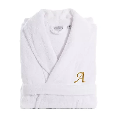 Linum Home Textiles Personalized Terry Bathrobe Unisex Adult Cloth Long Sleeve Length Robe