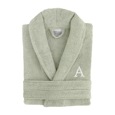 Linum Home Textiles Personalized Terry Bathrobe Unisex Adult Cloth Long Sleeve Length Robe