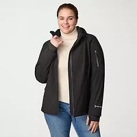 Free Country Womens Plus Water Resistant Midweight Softshell Jacket