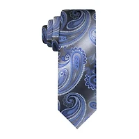 Van Heusen Purple Shaded Paisley Tie