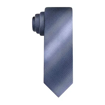 Van Heusen Blue Shaded Micro Geometric Tie